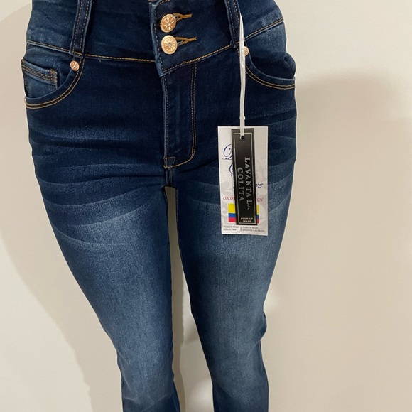 new Diva Star Colombian designed stretch high waist push up skinny jeans - Picture 4 of 4